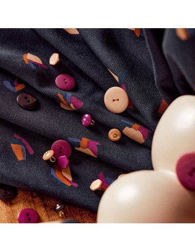 Tissu viscose Beryl Night - Atelier Brunette