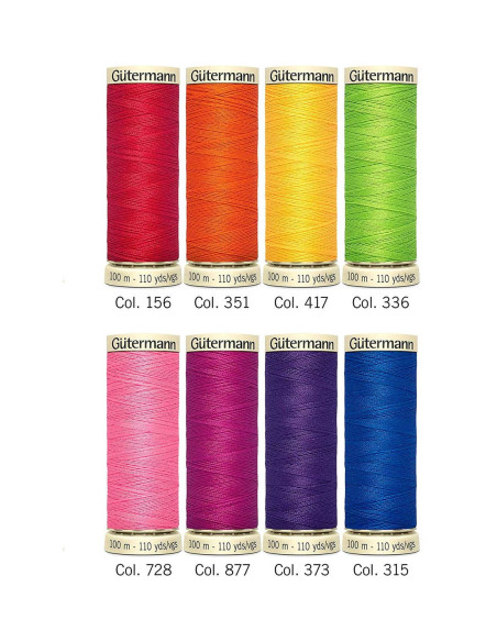 Coffret de 8 fils à coudre polyester Nostalgie 1928 Gütermann