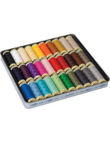 Coffret de 30 fils à coudre polyester Nostalgie 1930 Gütermann