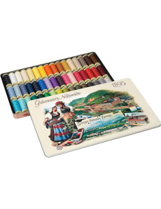 Coffret de 48 fils à coudre polyester Nostalgie 1895 Gütermann