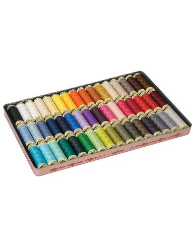 Coffret de 48 fils à coudre polyester Nostalgie 1895 Gütermann