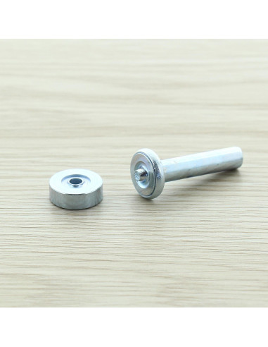 Outils de pose pour oeillets avec rondelles 4 mm
