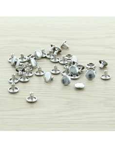 Sachet de 100 rivets économiques 9 mm - Argent