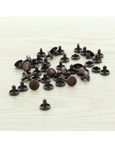 Sachet de 100 rivets économiques 9 mm - Cuivre