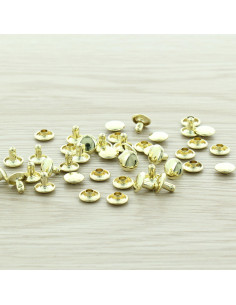 Sachet de 100 rivets économiques 9 mm - Or