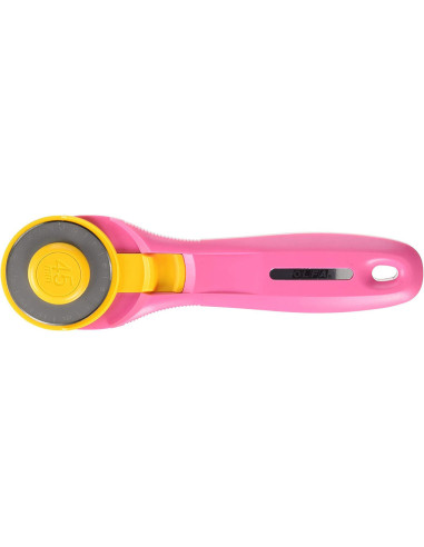 Cutter circulaire ergonomique Rose Olfa 45mm