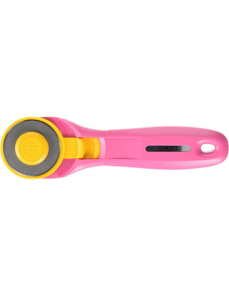 Cutter circulaire ergonomique Rose Olfa 45mm