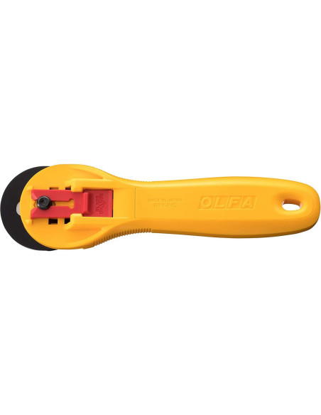 Cutter circulaire ergonomique Jaune Olfa 45mm