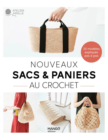 Livre nouveaux sacs et paniers au crochet