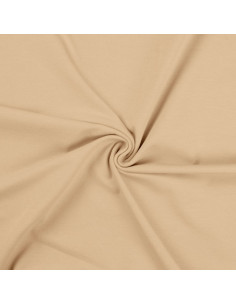 Tissu jersey coton - Champagne