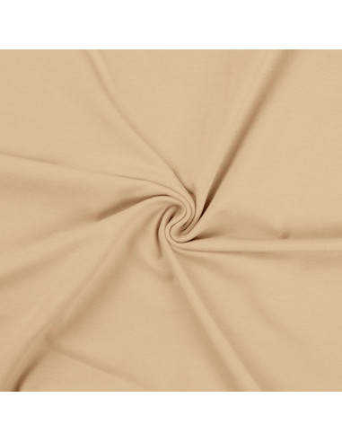 Tissu jersey coton - Champagne