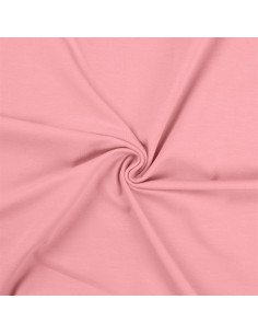 Tissu jersey coton - Rose layette