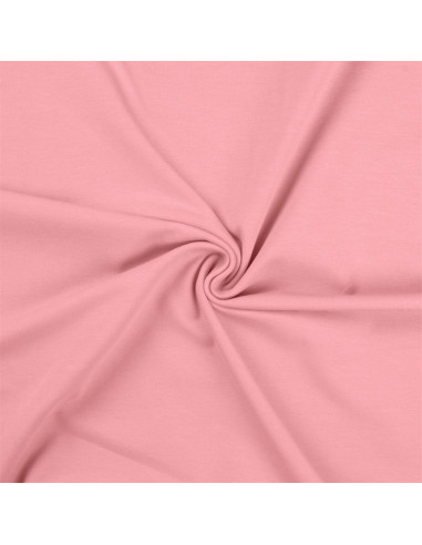 Tissu jersey coton - Rose layette