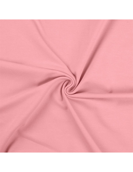 Tissu jersey coton - Rose layette