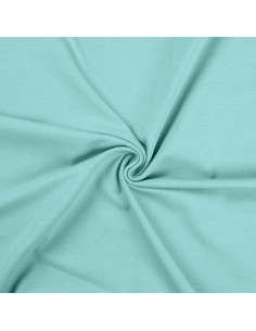 Tissu jersey coton - Vert d´eau