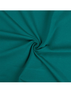 Tissu jersey coton - Bleu pétrole clair