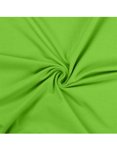 Tissu jersey coton - Vert citron