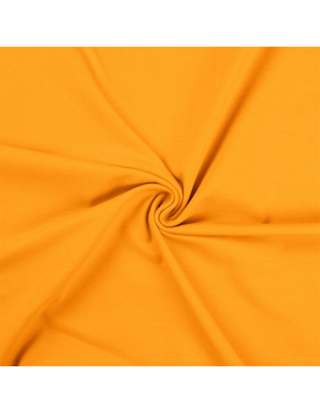 Tissu jersey coton - Jaune