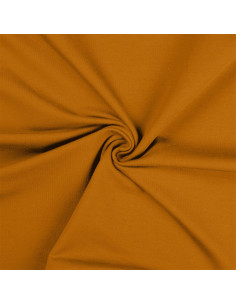 Tissu jersey coton - Ocre
