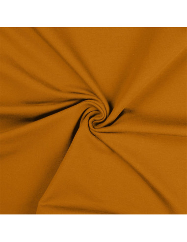 Tissu jersey coton - Ocre