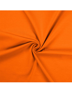 Tissu jersey coton - Orange