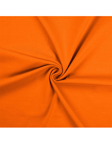 Tissu jersey coton - Orange