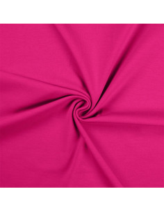 Tissu jersey coton - Fuchsia