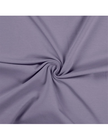 Tissu jersey coton - Lilas foncé