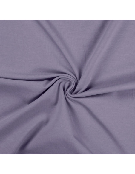 Tissu jersey coton - Lilas foncé