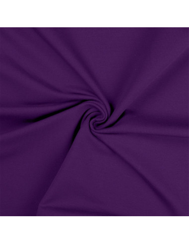 Tissu jersey coton - Violet
