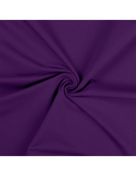 Tissu jersey coton - Violet