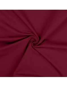 Tissu jersey coton - Lie de vin