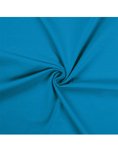 Tissu jersey coton - Turquoise