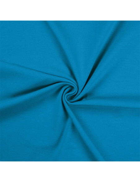 Tissu jersey coton - Turquoise