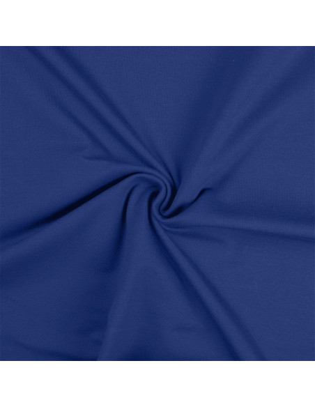 Tissu jersey coton - Bleu royal