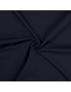 Tissu jersey coton - Bleu marine