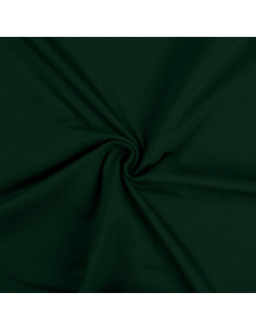 Tissu jersey coton - Vert bouteille