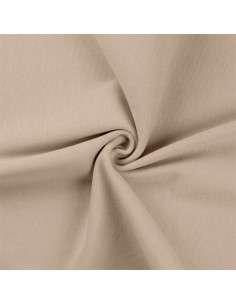 Tissu jersey bord côte - Sable