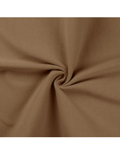 Tissu jersey bord côte - Taupe