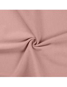 Tissu jersey bord côte - Vieux rose