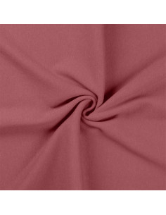 Tissu jersey bord côte - Bois de rose