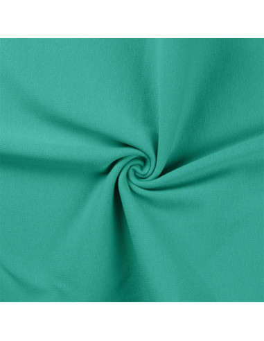 Tissu jersey bord côte - Bleu Tiffany