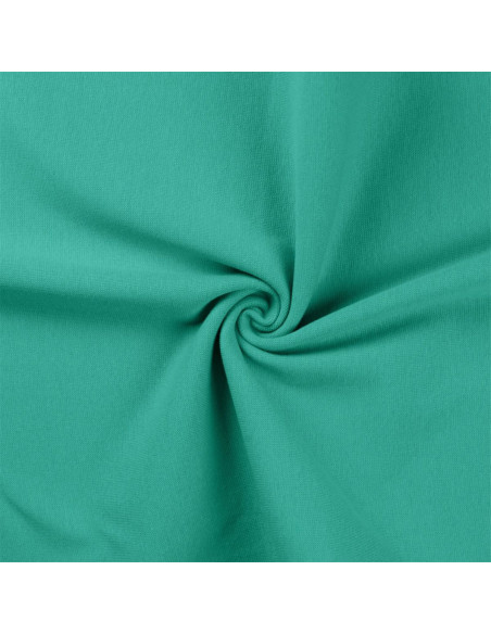 Tissu jersey bord côte - Bleu Tiffany