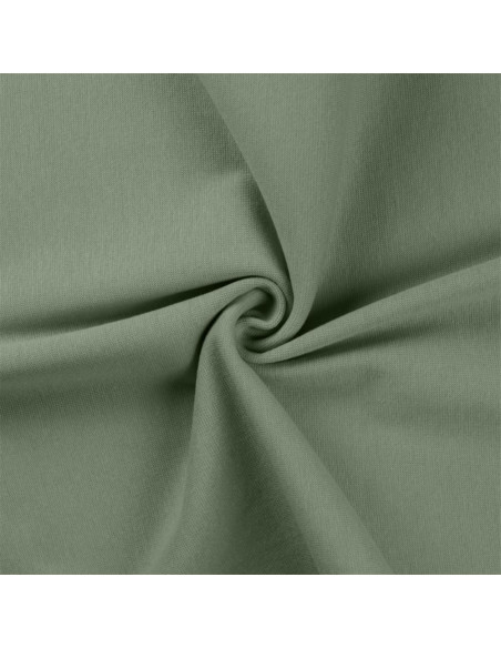 Tissu jersey bord côte - Menthe