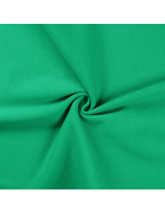 Tissu jersey bord côte - Vert herbe
