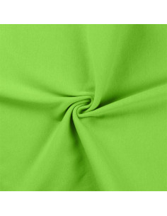 Tissu jersey bord côte - Vert citron