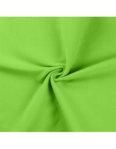 Tissu jersey bord côte - Vert citron