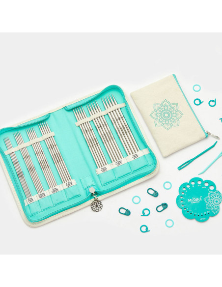 Trousse aiguilles double pointes The Grateful Mindful KnitPro