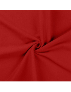 Tissu jersey bord côte - Rouge foncé
