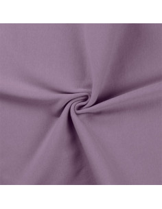 Tissu jersey bord côte - Lilas foncé